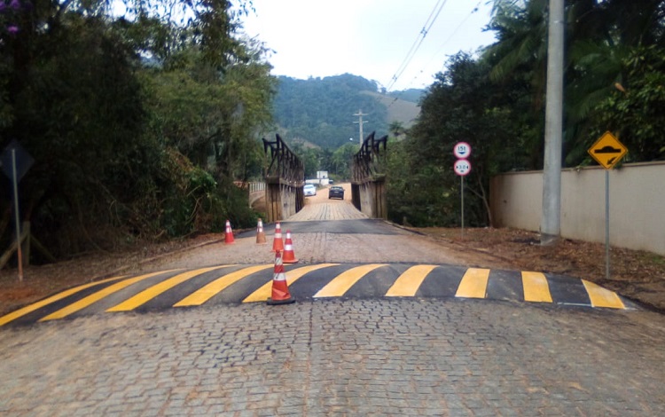 Indaial reforça segurança na Ponte de Madeira do Warnow
