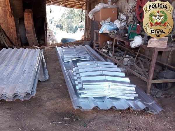 Materiais comprados com cheques clonados são recuperados em Ituporanga