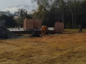 Retomada a construção da Central de Coletas do SAMAE Timbó