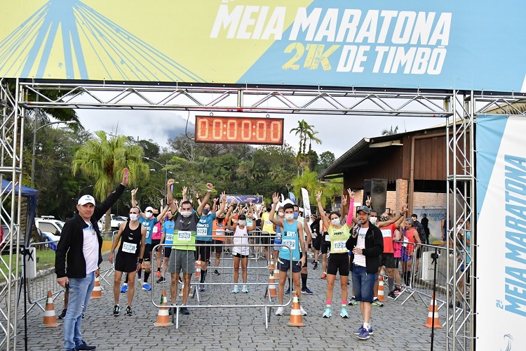 2ª Meia Maratona de Timbó movimenta o município