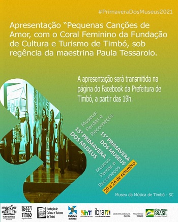 Coral Feminino da Fundação de Cultura e Turismo de Timbó SC fará apresentação virtual