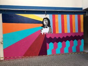 Escola de Indaial desenvolve produção artística de grafite