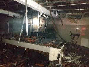 Residência é danificada por incêndio em Itajaí