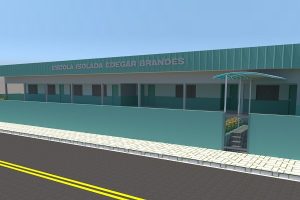 Apiúna assina ordem de serviço para reforma de escola no Ribeirão Basílio