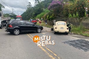 Motorista foge após grave acidente em Benedito Novo