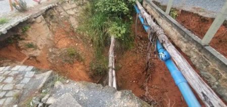 Após um ano de puro perigo, buraco passará por obras em Blumenau