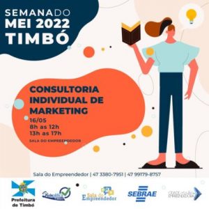 Sala do Empreendedor de Timbó promove Semana do MEI entre dias 16 e 20 de maio