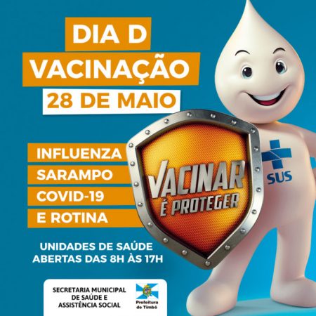 Timbó realiza Dia D para vacinação neste sábado