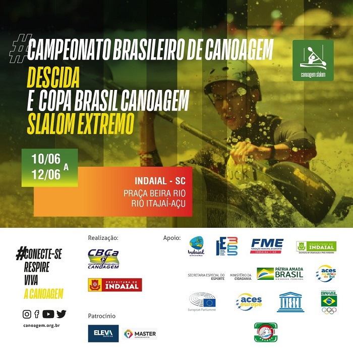 Indaial recebe de 10 a 12 de junho Etapa do Campeonato Brasileiro de Canoagem