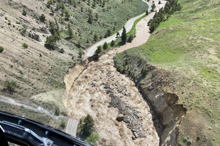 Inundações recorde em Yellowstone causam o fechamento de parte do parque