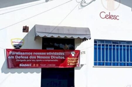 Funcionários da Celesc fazem paralização nesta quarta-feira em toda Santa Catarina
