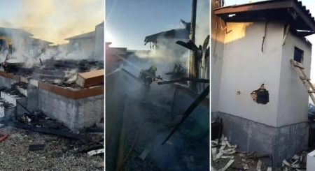 Vizinhos quebram parede para salvar criança presa em casa incendiada, mas menino morre em SC