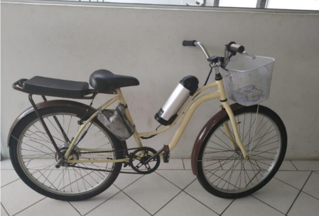 Receptador tenta vender bicicleta elétrica pra própria dona em Indaial