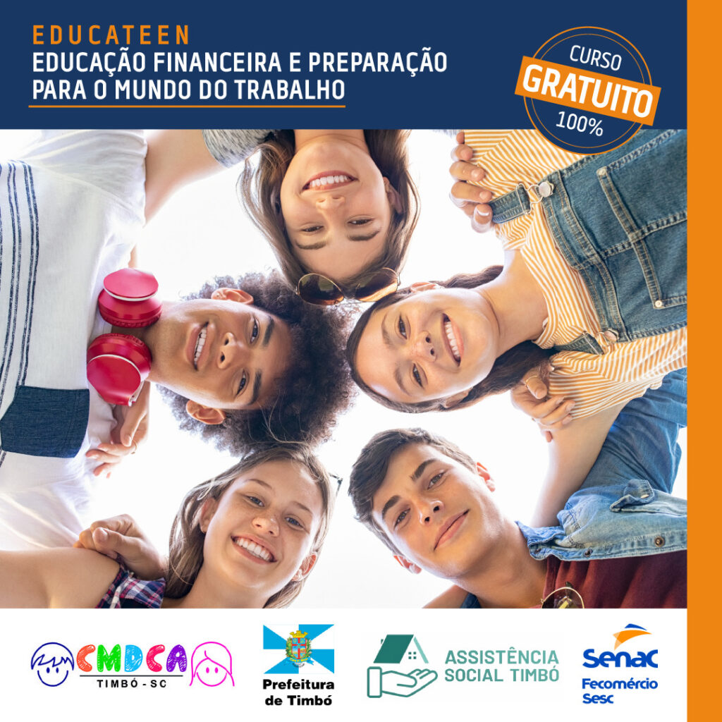 Prefeitura de Timbó e Senac promovem curso gratuito para estudantes do 9º ano