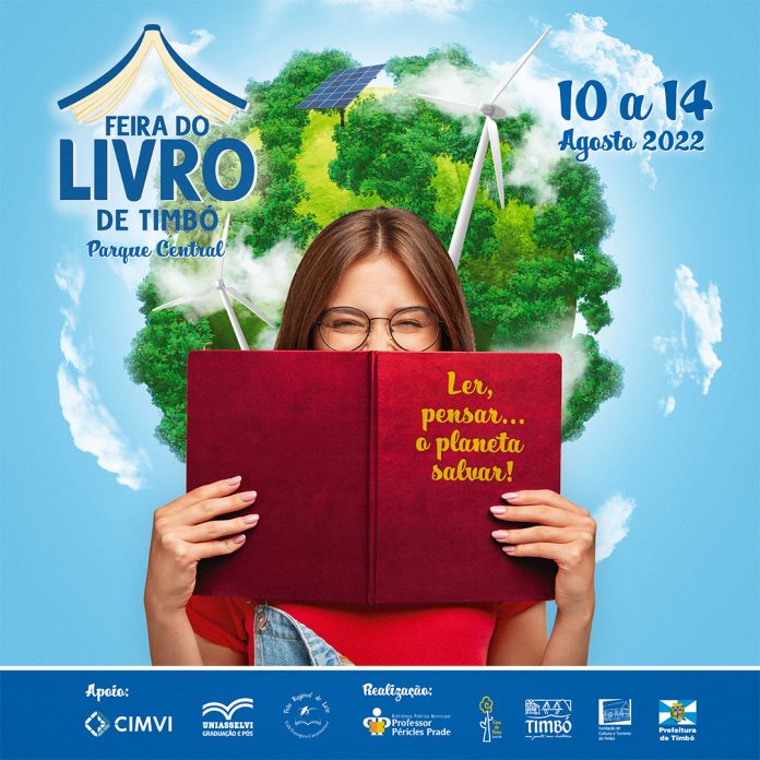 Em agosto tem Feira do Livro de Timbó no Parque Central