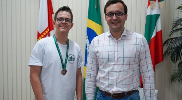 Estudante de Indaial conquista medalha de prata na Obmep