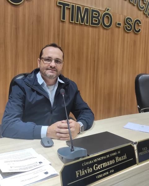 Vice-presidente da Câmara de Vereadores de Timbó renúncia o cargo