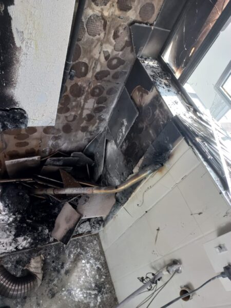 Aquecedor de água provoca incêndio em apartamento de Timbó