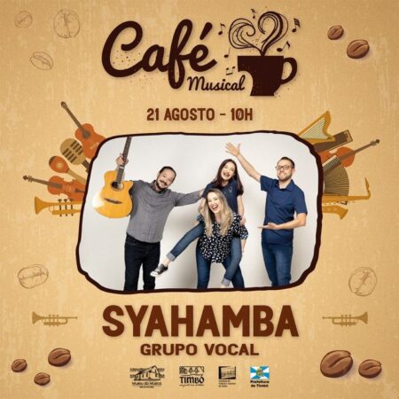 Café Musical com Grupo Vocal Syahamba é no domingo em Timbó