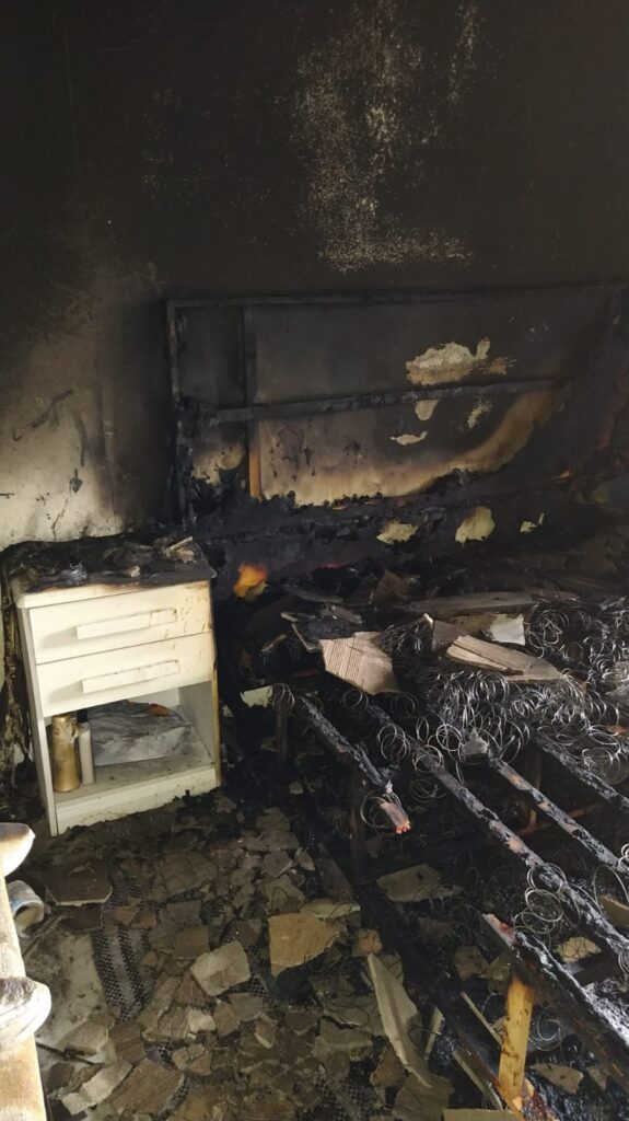 Mulher morre durante incêndio em Blumenau