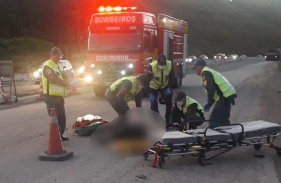 Motociclista morre em acidente na BR-470 em Gaspar - O site de notícias de Santa Catarina