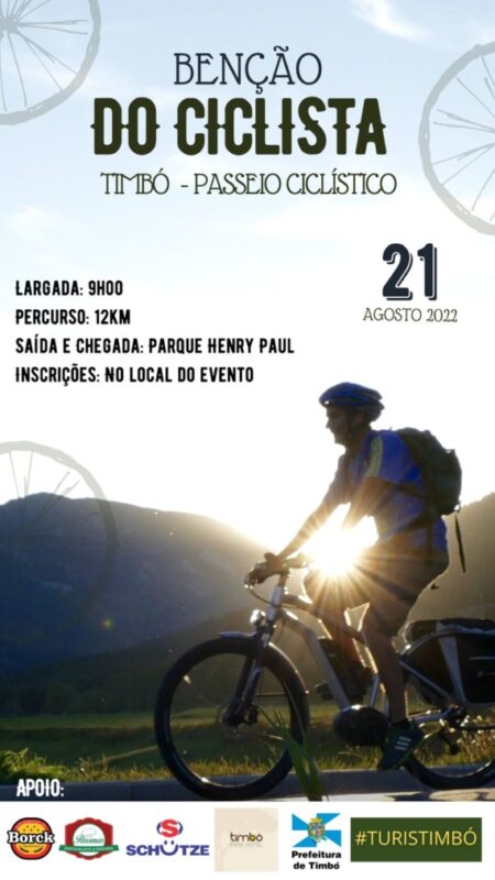 Benção do Ciclista acontece neste domingo em Timbó