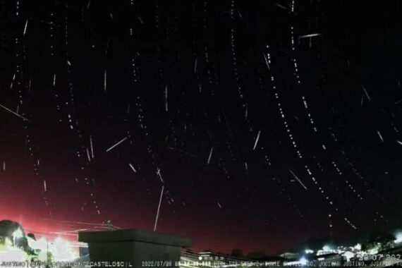 Chuva com mais de 700 meteoros é registrada em Santa Catarina