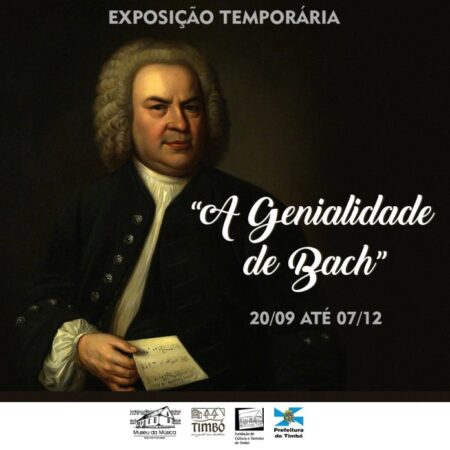 Museu da Música de Timbó promove exposição “A Genialidade de Bach”