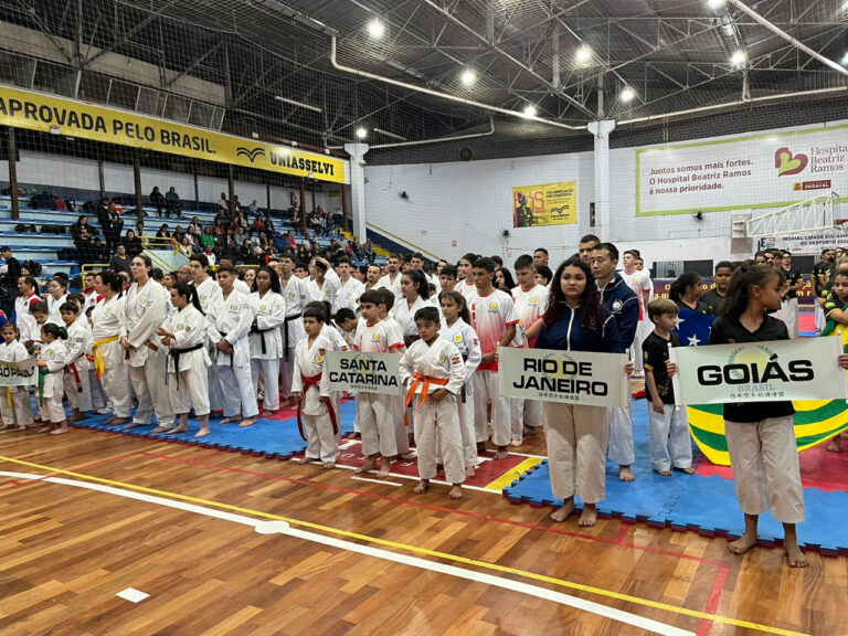 Indaial sediou no fim de semana o Campeonato Brasileiro de Karatê Shotokan