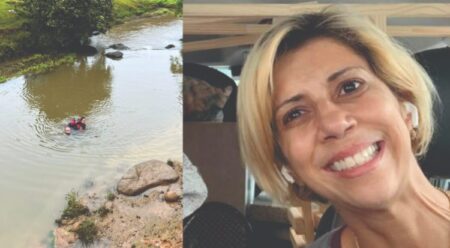 Bombeiros encontram corpo de advogada que caiu em rio após acidente em Rio dos Cedros