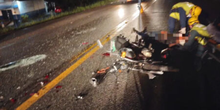 Mulher que estava em moto perde a vida em acidente na BR-280 em Araquari