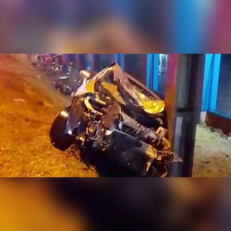 Motociclista morre em colisão com motorista de carro embriagado