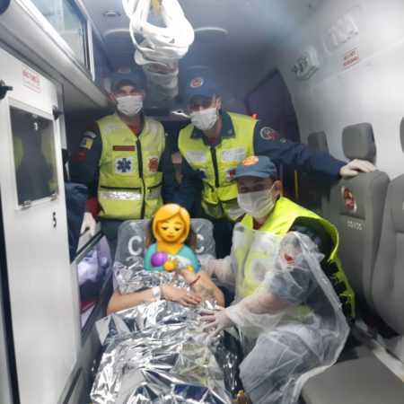 Bombeiros realizam parto dentro de viatura em Benedito Novo