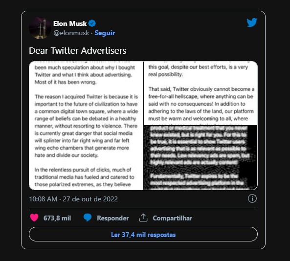 Elon Musk compra Twitter por US$ 44 bilhões e demite alto escalão