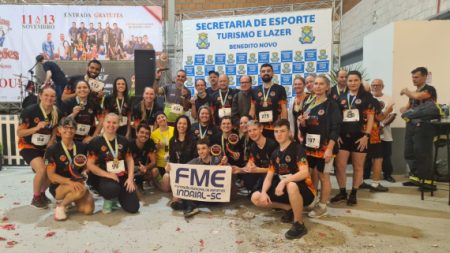 Atletas da FME Indaial conquistam boas colocações na Corrida do Fogo em Benedito Novo