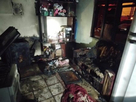 Homem é preso por atear fogo na casa após discutir com companheira em Araquari