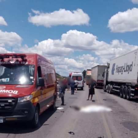 Colisão seguida de atropelamento mata motociclista em rodovia de Curitibanos