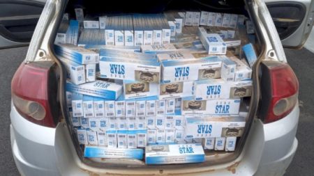 Polícia Militar apreende dez mil carteiras de cigarro com auxílio do programa Rede Rural em SC
