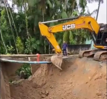 Ponte da rua Indaial segue interditada em Timbó