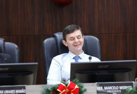 Marcelo Werner é reeleito presidente da Câmara de Itajaí