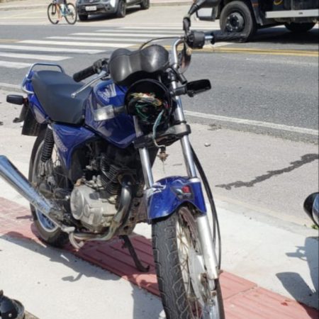 Motociclista é encontrado com suspeita de fratura em Ilhota