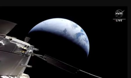 NASA: Cápsula Órion envia última foto da Terra ao voltar para o planeta; Veja mais registros