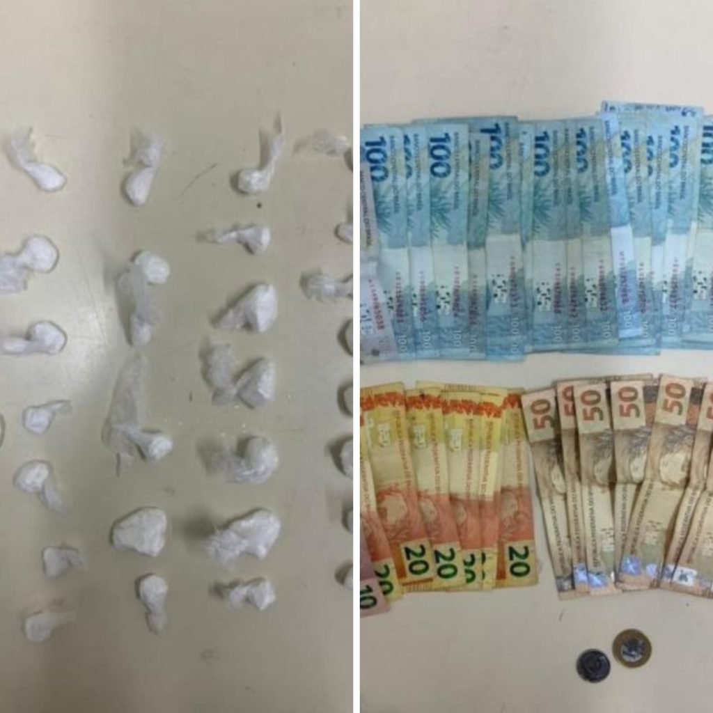 Traficante é preso com mais de R$ 3 mil e drogas durante fiscalização em Rio dos Cedros