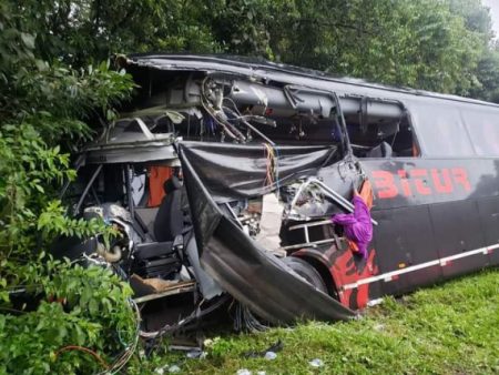 Idosa perde a vida em acidente envolvendo ônibus que saiu de Brusque com destino a Ivaiporã