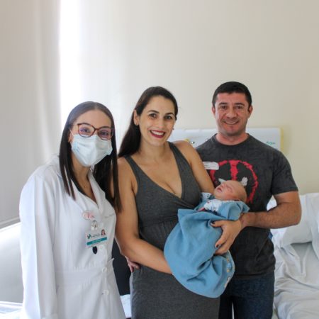 Hospital Santo Antônio realiza o parto da primeira criança a nascer em 2023 em Blumenau