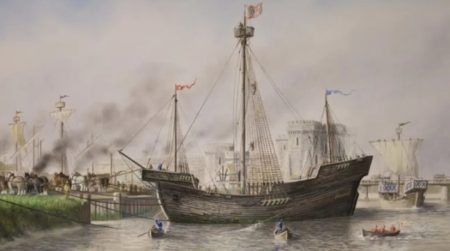 País de Gales tenta remontar um navio do século 15 para exibição e estudos