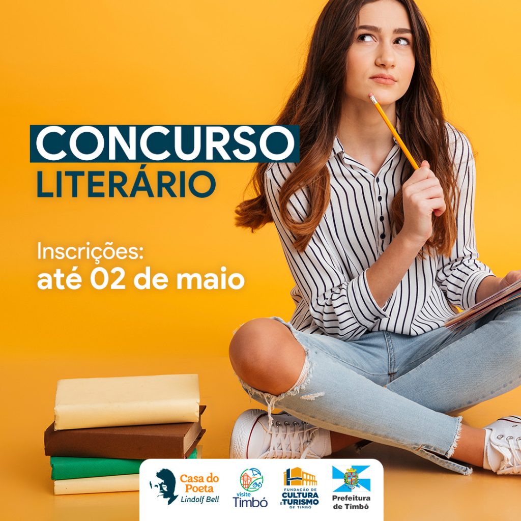 Inscrições abertas para os Concursos Literário e de Declamação de Timbó