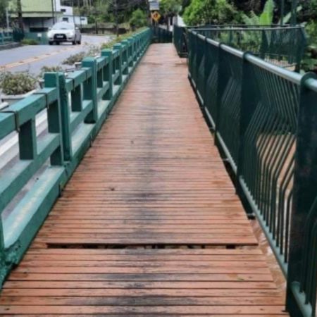 Moradores relatam momentos de medo ao passar pela ponte do Encano em Indaial