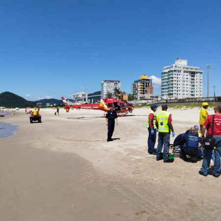 Navegantes registra morte por afogamento na Praia Central