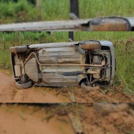 Acidente de trânsito em Indaial é causado por bêbado durante a tarde